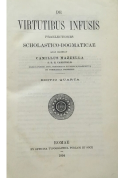 De Virtutibus Infusis, 1894 r.