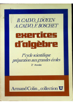 Exercices dalegebre