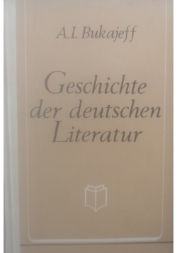 Geschichte der deutschen literatur