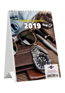 Kalendarz 2019 KBA5 Biurkowy A5 zegarek