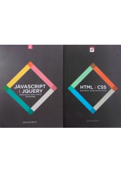Html i CSS, Javascript i Jquery, zestaw 2 książek