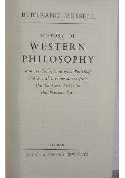 Western Philosophy 1947