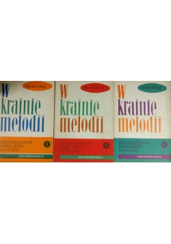 W krainie melodii, zestaw 5 książek
