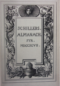 Schillers Almanach ,1797r.