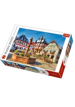 Puzzle 3000 Rynek w Heppenheim, Niemcy TREFL