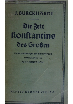 Die Zeit konstantins des Grosse, 1939 r.