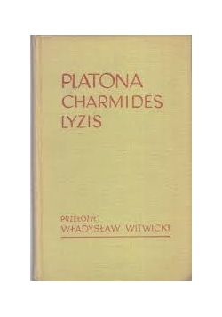 Platona Charmides Lyzis