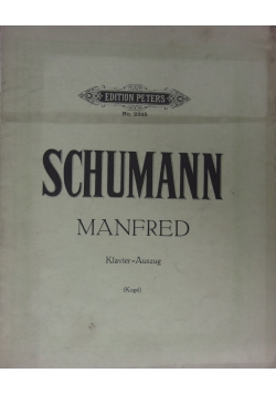 Manfred Klavier-Auszug