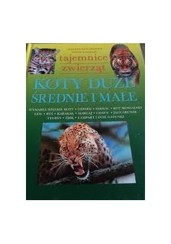 Tajemnice zwierząt, koty duże średnie i małe