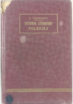 Historya literatury polskiej, Tom V, 1906 r.