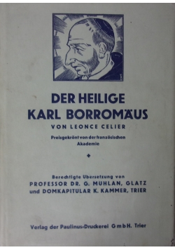 Der Heilige Karl Borromaus, 1929 r.