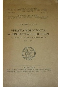 Sprawa robotnicza w Królestwie Polskiem, 1931 r.