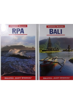 Bali, RPA, zestaw 2 książek