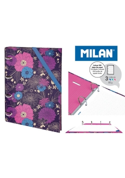 Segregator MILAN A4 IN BLOOM + 100 kartek w kropki