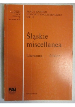 Śląskie Miscellanea, Tom III