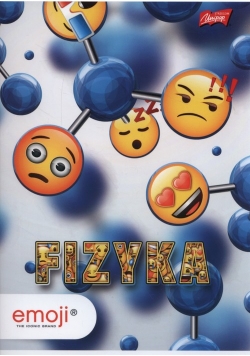 Zeszyt A5 Emoji Fizyka w kratkę 60 kartek 10 sztuk