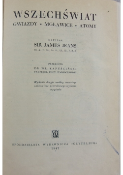 Wszechświat Gwiazdy Mgławice Atomy, 1947r.