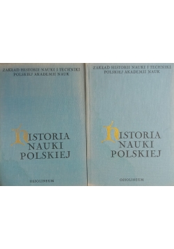 Historia nauki Polskiej tom od I do II