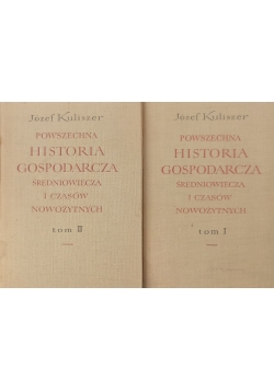 Powszechna historia gospodarcza średniowiecza i czasów nowożytnych Tom 1 do 2