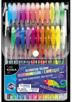 Długopisy żelowe Kidea 24 kolory