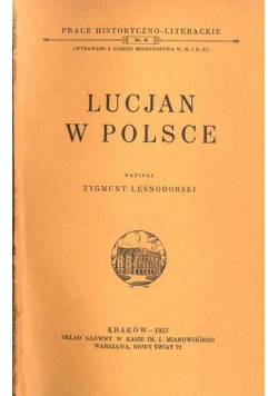 Lucjan w Polsce, 1933 r.