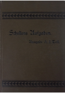 Schellens Aufgaben, 1899 r.