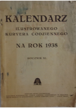 Kalendarz ilustrowanego kuryera codziennego, 1938 r.