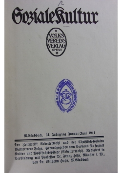 Sozialekultur, 1914 r.