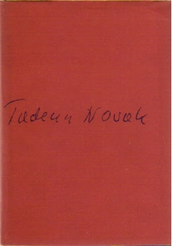 Wiersze wybrane Tadeusz Nowak