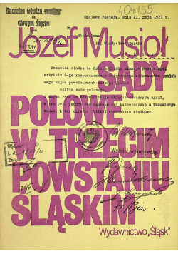 Sądy polowe w III powstaniu śląskim