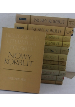 Bibliografia literatury polskiej. Nowy Korbut, Tom I-VIII, XIV-XV, XVII