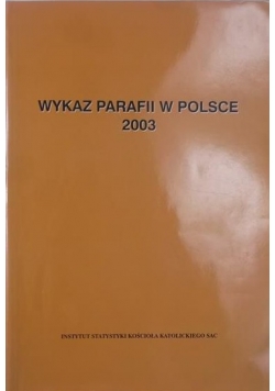 Wykaz parafii w Polsce 2003 + płyta CD