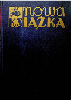Nowa książka rocznik I 1934r