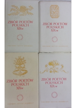 Zbiór poetów polskich XIX w. Księga 3, 4, 6 i 7