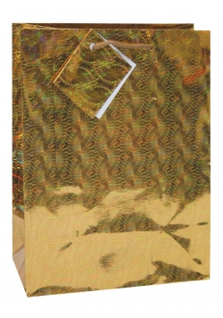 Torba prezentowa creative hologram mała gold