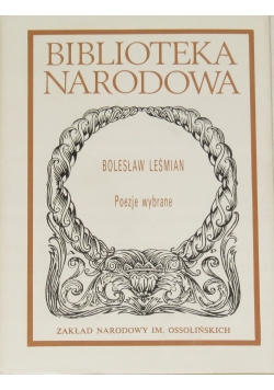 Poezje wybrane