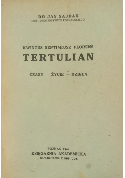 Kwintus Septimiusz Florens Tertulian 1949 r