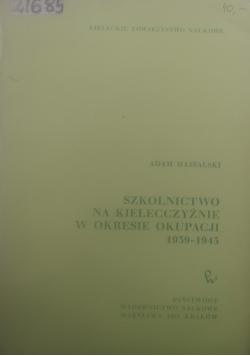 Szkolnictwo na kielecczyźnie w okresie okupacji