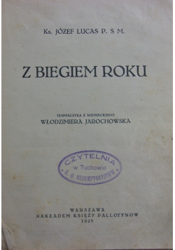 Z biegiem roku, 1929 r.