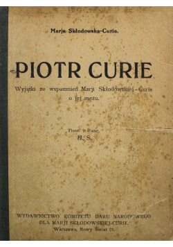Piotr Curie 1930 r.