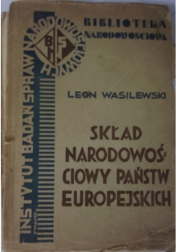 Skład narodowościowy państw europejskich, 1933 r.
