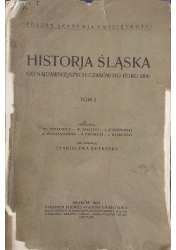 Historja śląska 1933 r.