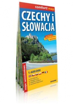 Comfort!map Czechy i Słowacja, 1:600 000 mapa