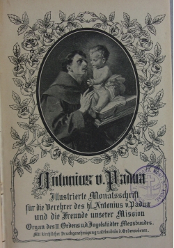 Antonius v. Padva, 1913 r.
