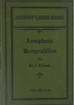 Xenophons Memorabilien, 1900 r.