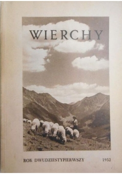 Rocznik Wierchy, 1952 r.