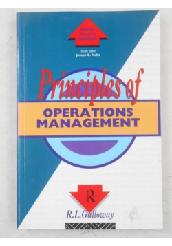 Principles of Operations Management