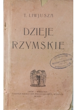 Dzieje Rzymskie, 1920 r.