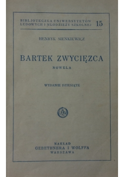 Bartek zwycięzca , 1931r.