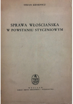 Sprawa Włościańska w Powstaniu Styczniowym